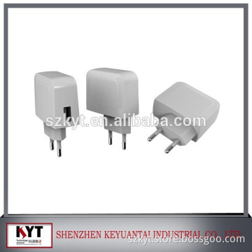5V 2A USB travel charger power adapter with EU/US/KR plug for Smart phone